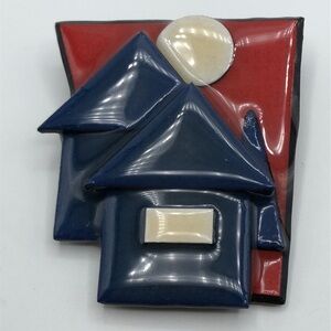 House Pins by Lucinda. One of a kind
